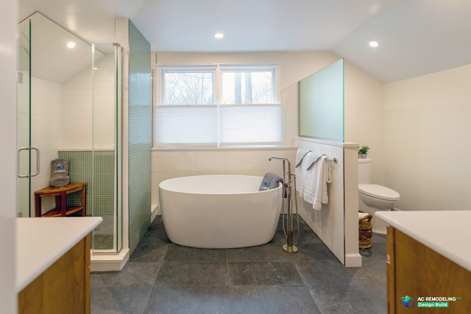 Infographic showing week by week bathroom renovation timeline